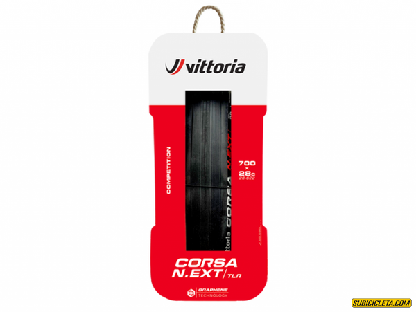 Subicicleta Ruta Corsa N.EXT TLR 700x 28c FULL BLACK Vittoria