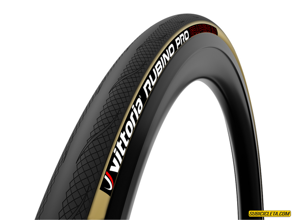 Subicicleta Ruta Rubino Pro FOLD 700x25c Beige Blk Blk G2.0 Vittoria