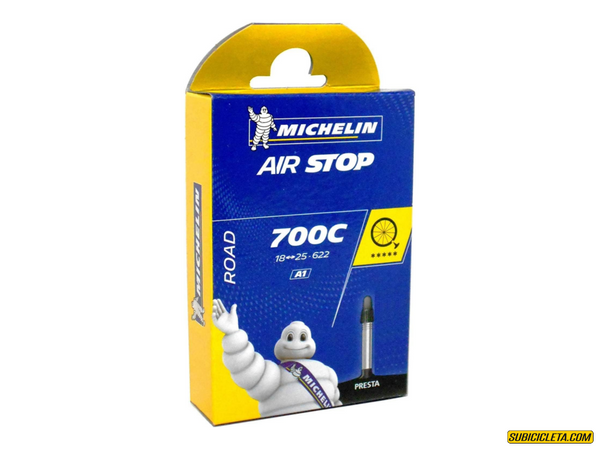Subicicleta Tripas Ruta Air Stop 700x26/32 V Presta de 48mm MICHELIN
