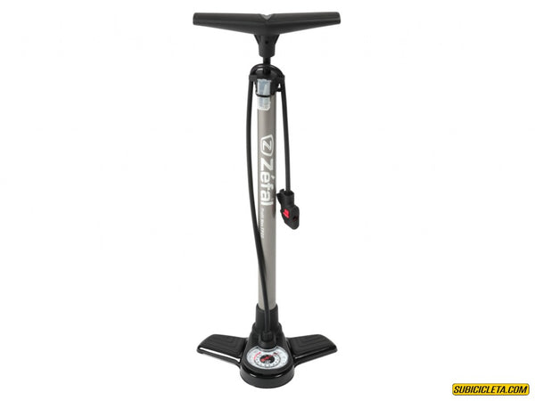 Subicicleta Inflador De Pie Profil Max Fp20 - Plateado - Zefal