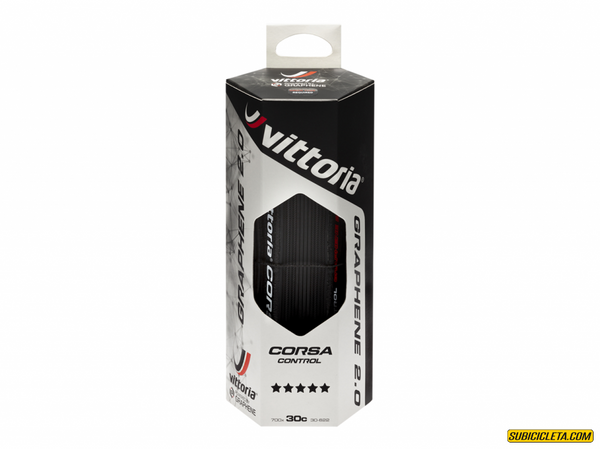 Subicicleta Ruta Corsa Control fold Beige-blk.blk G2.0 Beige 700x30c Vittoria