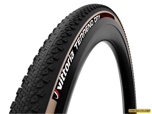 Subicicleta Gravel Terreno Dry Beige-blk-blk G2.0 700X47 TLR Vittoria