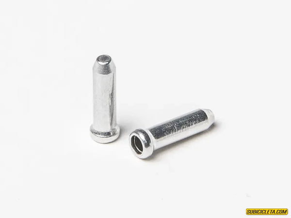 Subicicleta Terminal de guaya de cambios Alloy Gris 1.6mm pack 10pz SunRace