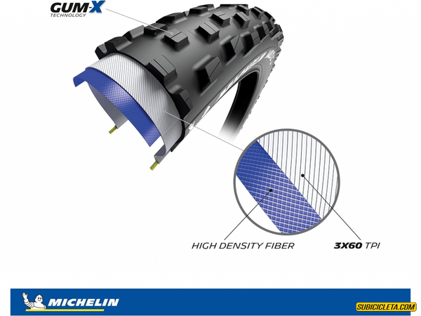 Subicicleta MTB WILD XC 29x2.25 TLR PERFORMANCE MICHELIN