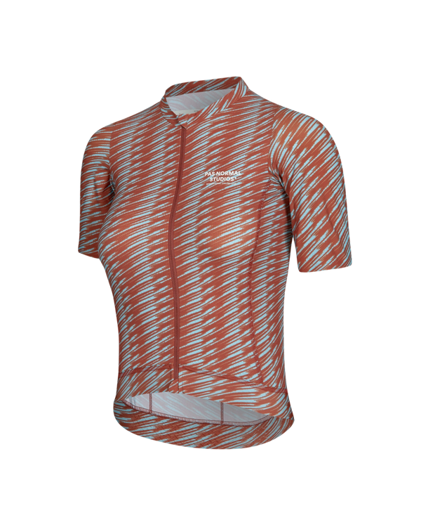 Women's Solitude Jersey - Sky Blue / Brick