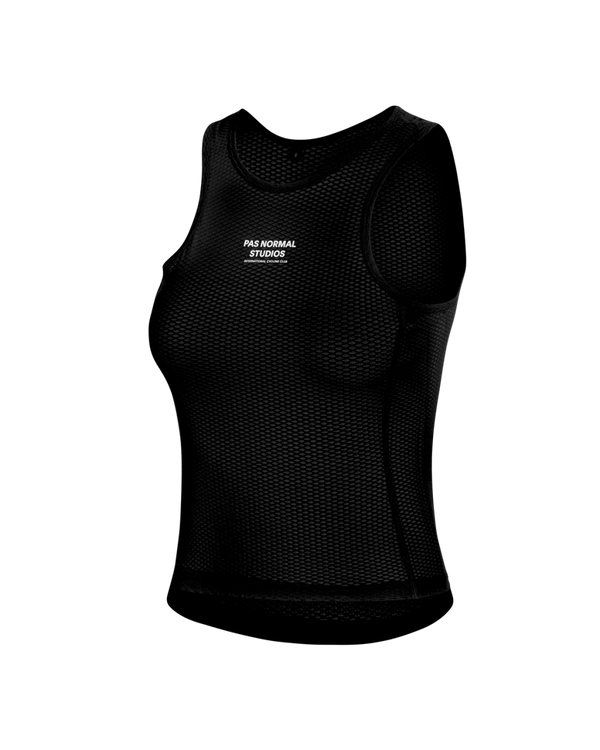 Women's Sleeveless Base Layer — Black