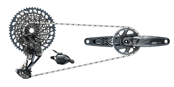 Sram EAGLE DUB GROUPSET LUNAR (rear der, trigger shifter crankset dub, chainring, cassette, chain)