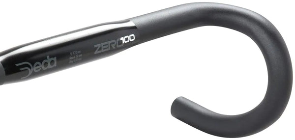 DEDA Zero100 RHM H/BAR 38 cm BLACK, Alloy 7075