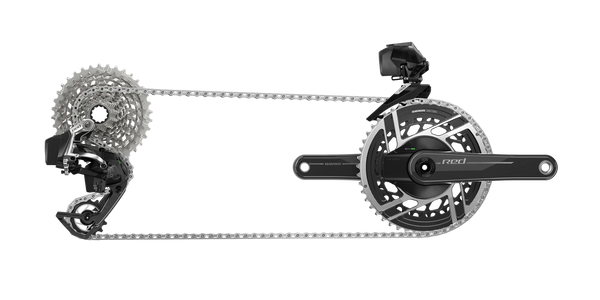 Sram GROUPSET SRAM RED AXS HDR (hammerhead karoo, left/rigt shift hdr, front and rear der, chain, charger and battery)