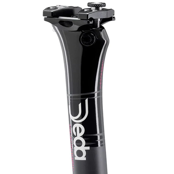 DEDA SUPERLEGGERO carbon seatpost Ø27,2 POB finish, 350mm/25mm